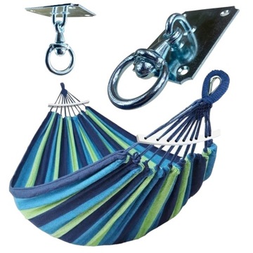 Потолочное крепление с поворотным креплением для стальных качелей-мешков-гамаков.