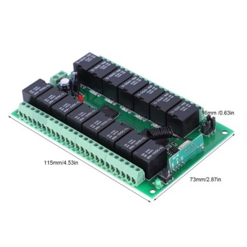 Беспроводной передатчик дистанционного управления DC12V 15-канальный VA