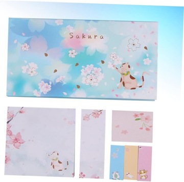 1 комплект мини-липких подушечек для записей Kawaii, съемные блокноты для заметок