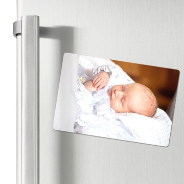 Благодарность гостям на причастие, крещение, годовалый Магнит с фото УЗОРЫ