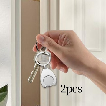 Брелки из 2 предметов, легкая металлическая пряжка для ручной тележки, стиль B