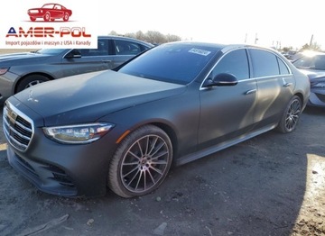Mercedes Klasa S W223/V223 2022 Mercedes-Benz Klasa S 500 4Matic 2022 3.0l 3.0 Benzyna 429KM