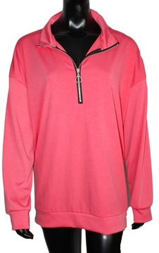 Różowa sportowa bluza zamek 5XL 50