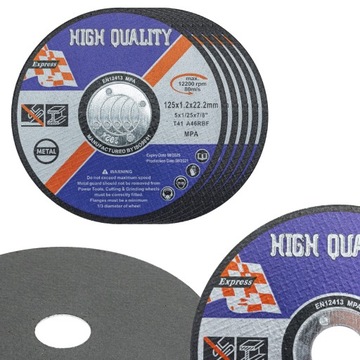 Tarcza do cięcia metalu 5 szt. 125x1.2x22.2
