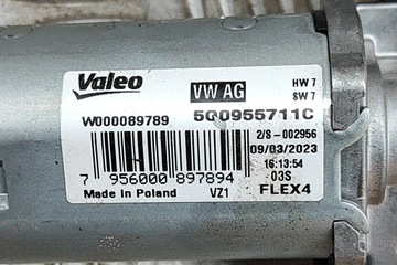 MOTOR STĚRAČE ZADNÍ KRYT VOLKSWAGEN T-ROC A11 5Q0955711C 2023 254459