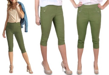 SPODNIE RYBACZKI jeans SPODENKI khaki 1330 44/46