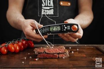 Цифровой кухонный термометр для мясных стейков, пищевых продуктов STEK BZDUR, ЖК-зонд