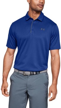 Under Armour Polo Ua Tech 1290140 Niebieski Loose Fit