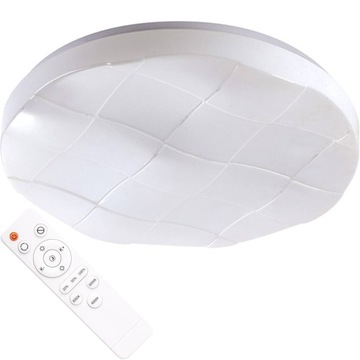 PLAFON LED Lampa Sufitowa 48W 3 BARWY 38cm + Pilot