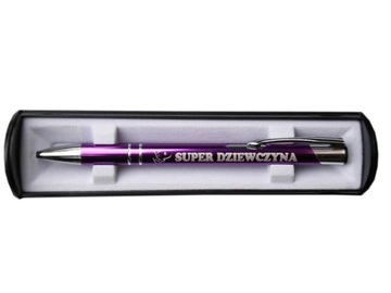 DŁUGOPIS SUPER DZIEWCZYNA ETUI prezent dla Niej