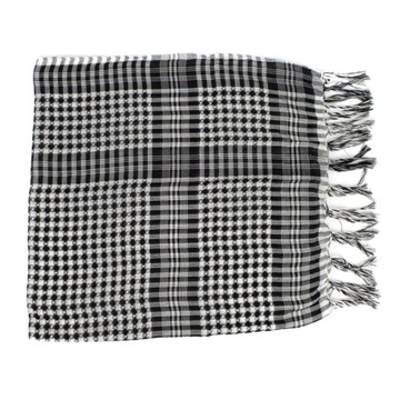 МОДНЫЙ ШАРФ ШАРФ, БЕЛЫЙ, ЧЕРНЫЙ