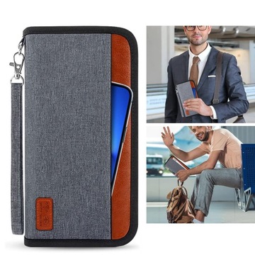 СУМКА ДЛЯ ПАСПОРТА ДЕРЖАТЕЛЬ ДЛЯ ПАСПОРТА RFID КОШЕЛЕК