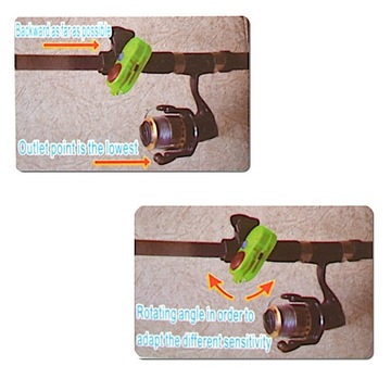 Сигнализатор поклевки с зажимом для удочки YOLO