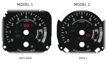 Циферблаты одометра Ford Mustang ROUSH Style KMH MoMan