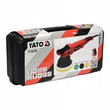 ЭКСЦЕНТРИЧЕСКАЯ ПОЛИРОВКА YATO + ГУБКИ + ПАСТА