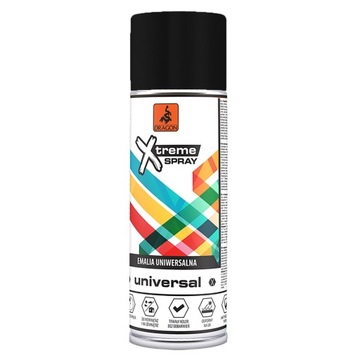 DRAGON Spray czarny mat RAL 9011 0,4 L