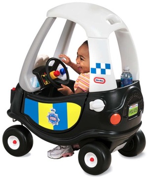 COZY POLCJA Little Tikes Samochód Policja Patrol COZY COUPE 172984