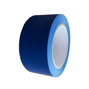 ПРЕДУПРЕЖДАЮЩАЯ ЛЕНТА ПВХ маркировочная Виниловый пол 50/33 СИНЯЯ