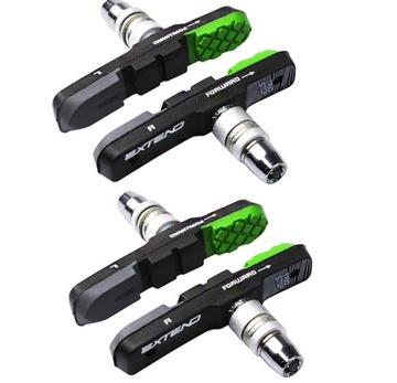 KLOCKI HAMULCOWE ROWEROWE 2xKOŁA V-BRAKE 2xKOMPLET