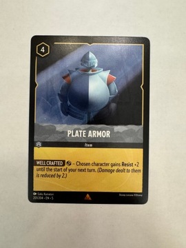 Disney Lorcana 5SSK #201 Plate Armor