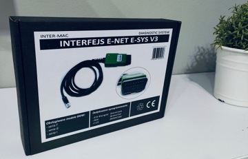 Interfejs ENET do BMW Seria F G I baza ISTA E-NET E-SYS start stop off