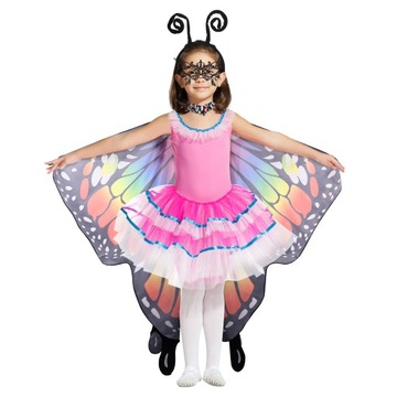 ДЕТСКАЯ МАСКА С КРЫЛЬЯМИ БАБОЧКИ, НАКИДКА, Косплей, Косплей, резинка для волос, кружевная маска, 1 комплект