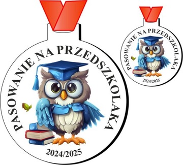 Prezent Pasowanie MEDAL PASOWANIE NA PRZEDSZKOLAKA UCZNIA