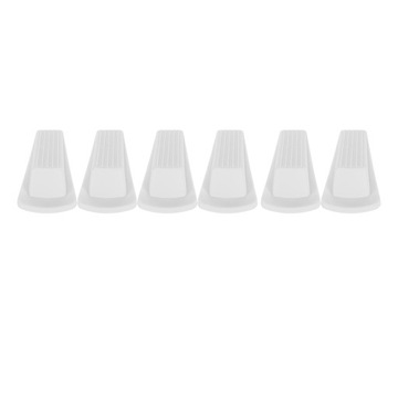 6 шт. клиновой дверной стопор, устойчивый к царапинам LB