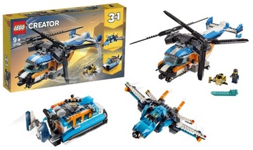 KLOCKI LEGO CREATOR 31096 3W1 - ŚMIGŁOWIEC DWUWIRNIKOWY