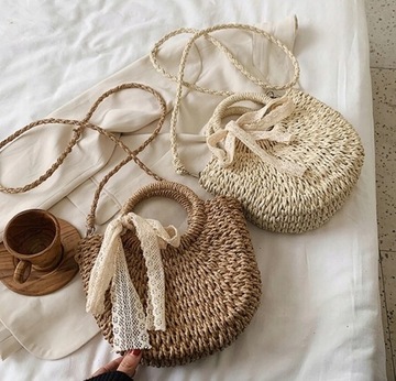 СУМКА BOHO HOLIDAY BEACH ИЗ СОЛОМЫ ИЗ РОТАНГА