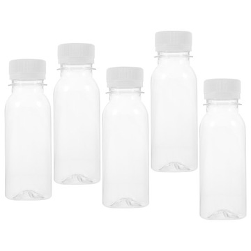 Plastikowe butelki z pokrywką do pojemników na soki