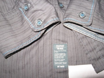 koszula długi rękaw Esprit paski xxl 2xl slim fit