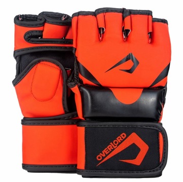 RĘKAWICE DO MMA GRAPPLINGOWE SPARINGOWE Overlord X-MMA Czerwone M