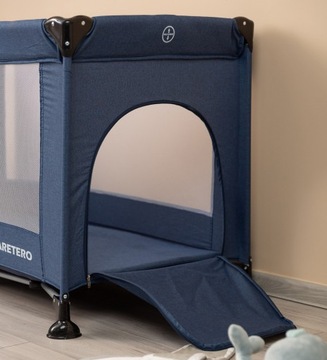 кроватка CARETERO TRAVEL, СКЛАДНАЯ РУЧКА