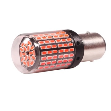 LED 144 SMD 4014 P21/5W BAY15D CANBUS CZERWONA