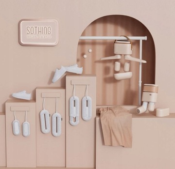 Сушилка для обуви Sothing белая 20 Вт