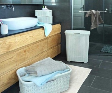 КОРЗИНА ДЛЯ СТИРКИ ОДЕЖДЫ ИЗ РОТАНГА CURVER 60 Л