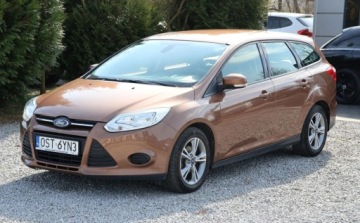 Ford Focus III Kombi 1.0 EcoBoost 100KM 2013 Ford Focus SW KLIMA, Multifunkcja, El. Szyby, Czujniki cofania, Zadbany, G