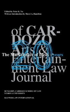 The Marketplace of Ideas: 20 Years of Cardozo