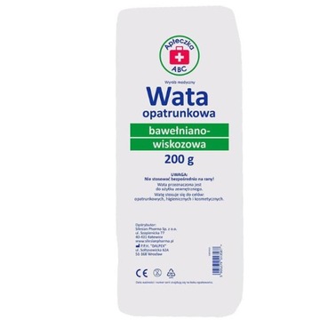 Apteczka ABC Wata bawełniano-wiskozowa - 200g