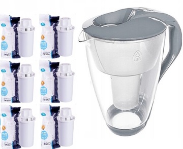 SZKLANY DZBANEK FILTRUJĄCY DAFI CRYSTAL 6 FILTRY