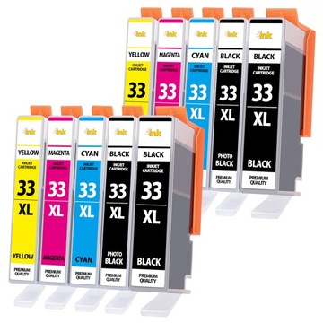 10x TUSZ 33XL DO DRUKARKI EPSON XP530 XP630 XP830 XP900 XP7100