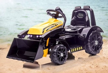 ТРАКТОР ДЛЯ МАЛЫША С ЭКСКАВАТОРОМ И ПУЛЬТОМ МОЩНОСТИ 45ВТ