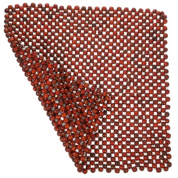 PODUSZKA SAMOCHODOWA KORALIKI DREWNIANA TRAWA LETNIA GRUSZKA