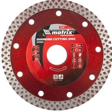 Tarcza diamentowa gresu płytek ceramika 125mm MTX