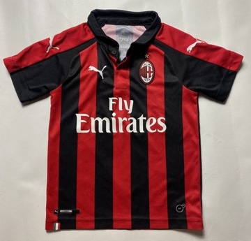 AC MILAN PUMA oryginalna koszulka dla dziecka 128cm 7-8lat