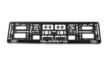 SZTUKA RAMKA REJESTRACYJNA AUDI QUATTRO SPORT HIT! SUPER JAKOŚĆ