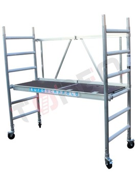 Rusztowanie Przegubowe aluminiowe jezdne Euroscaffold CT26 wys. robocza 3m