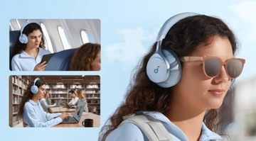 Беспроводные наушники Soundcore Space One, синие