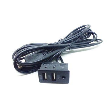 Цельный аудиокабель USB 1.5 AUX длиной 2 м